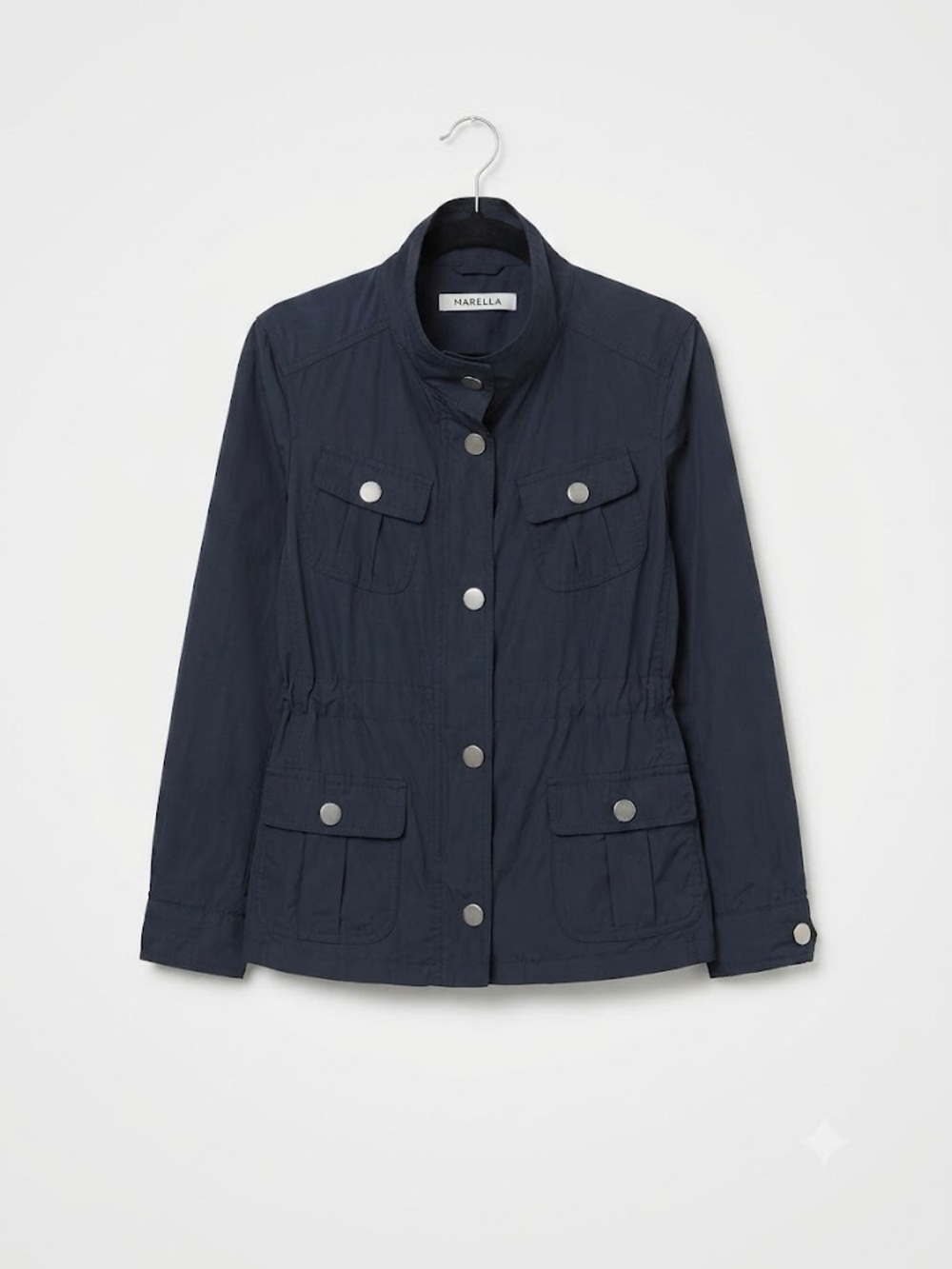 Marella Navy Utility Jacket size 8 - Picture 1 of 6